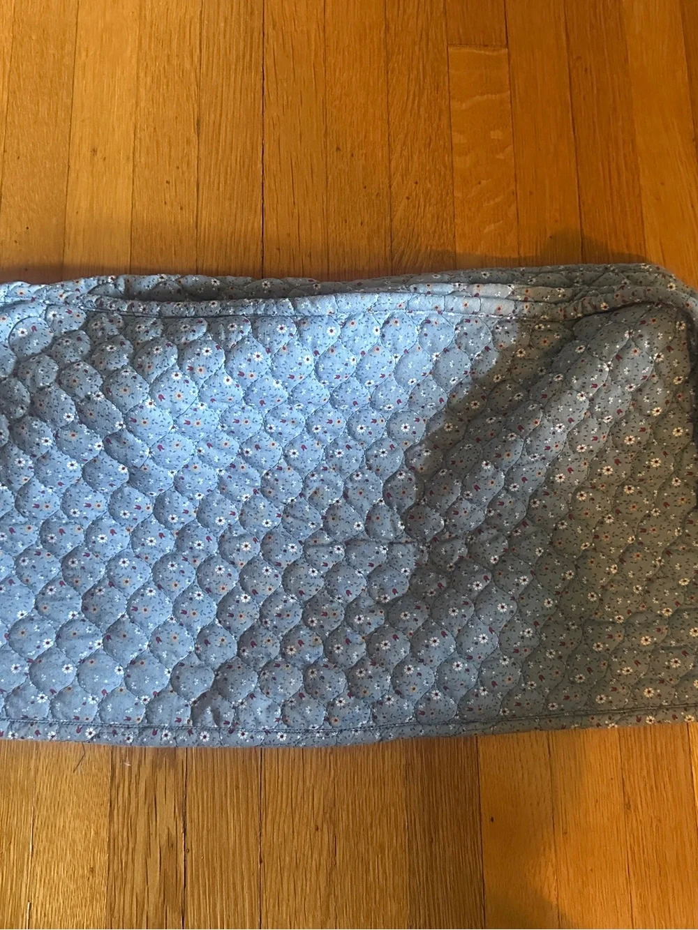 Vtg Handmade Sewing Machine Cover with Cross-stitched Sewing Motif